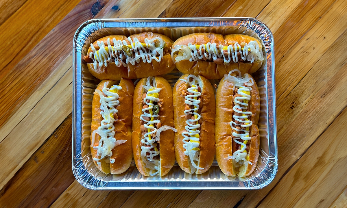 Six Pack of Sonoran Hotdogs.