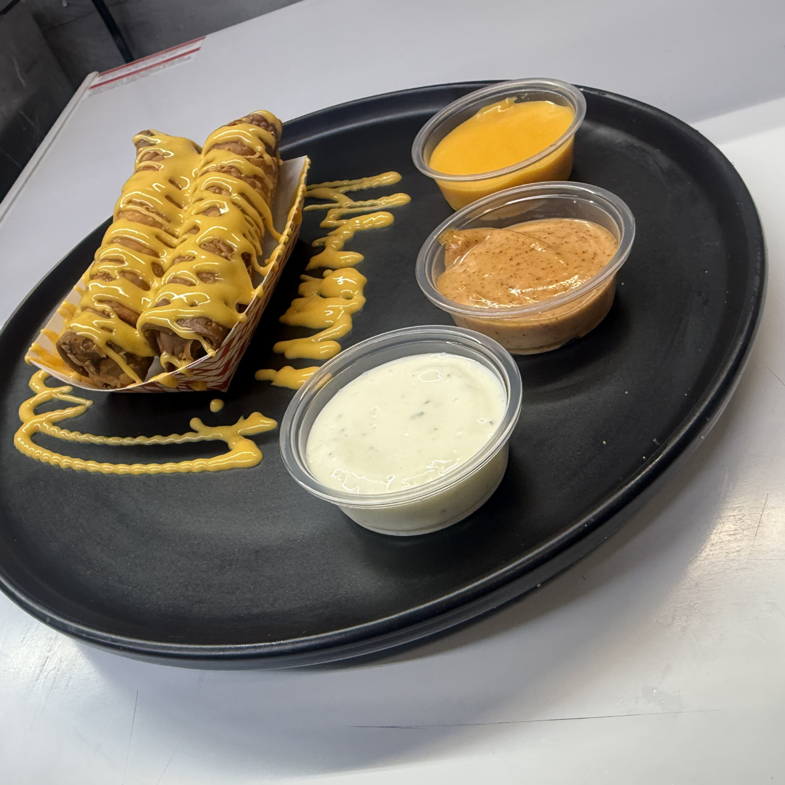 Cheesesteak Eggroll.