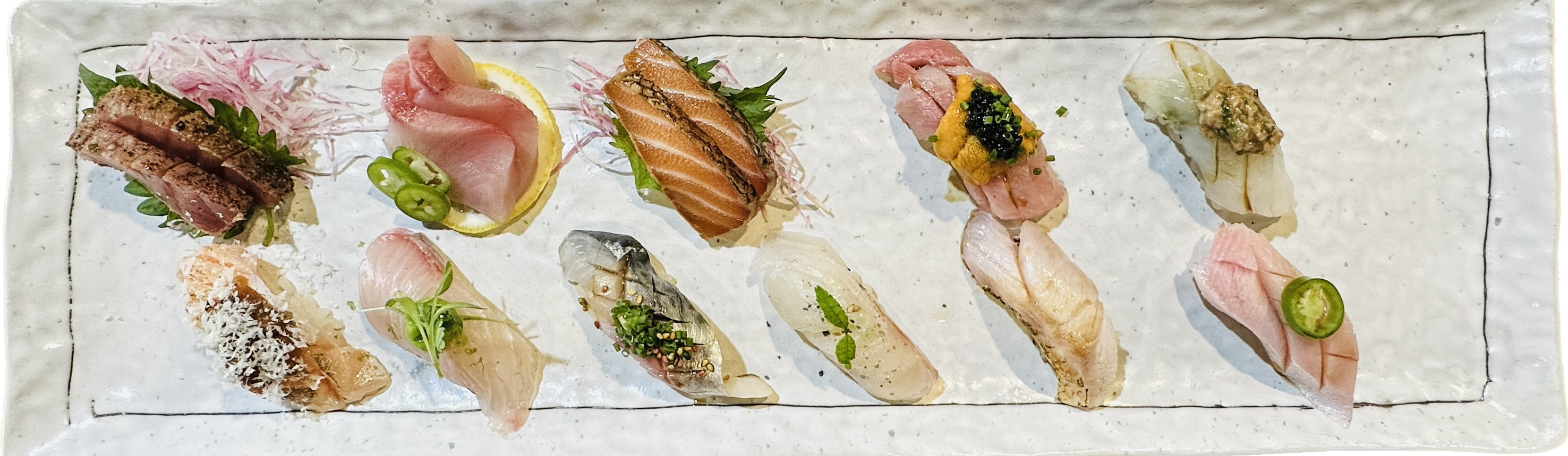 Chef special sushi sashimi.