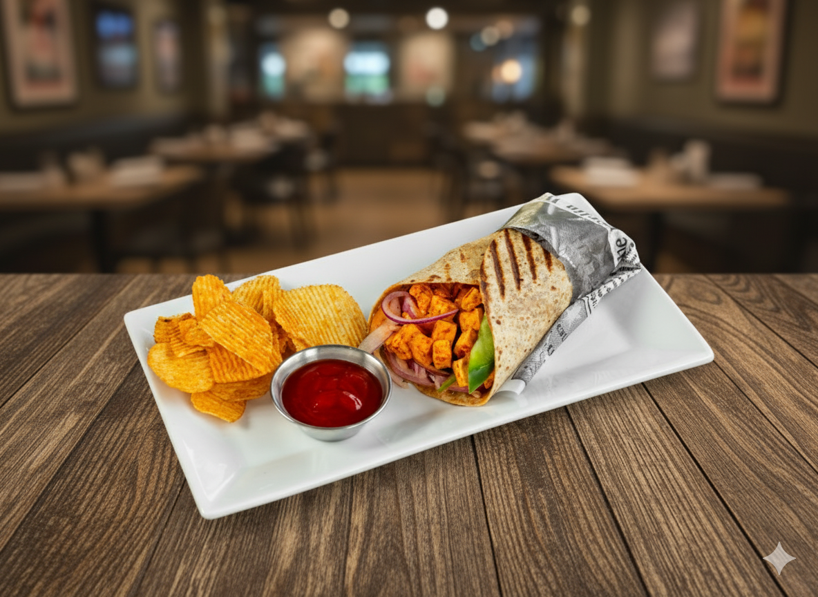 Paneer Kathi Roll.