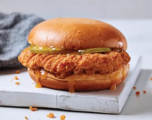 Cajun Halal Chicken Sandwich Krunch Box.