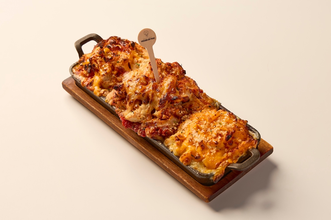 Vegan Mac & Cheese Sampler.