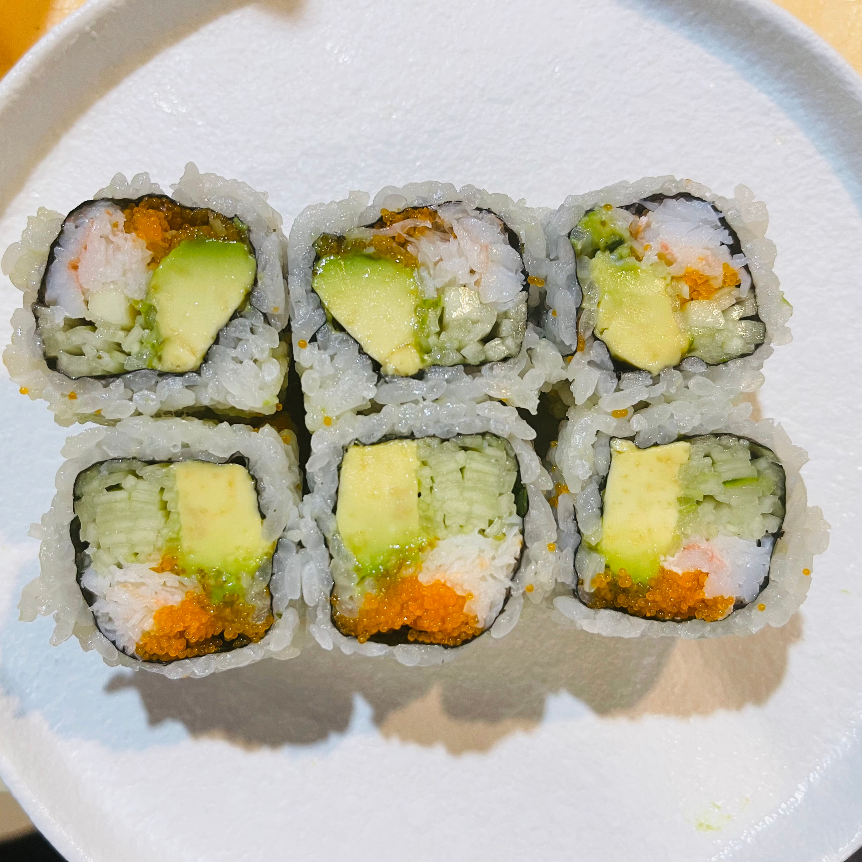 Snow crab California Roll.
