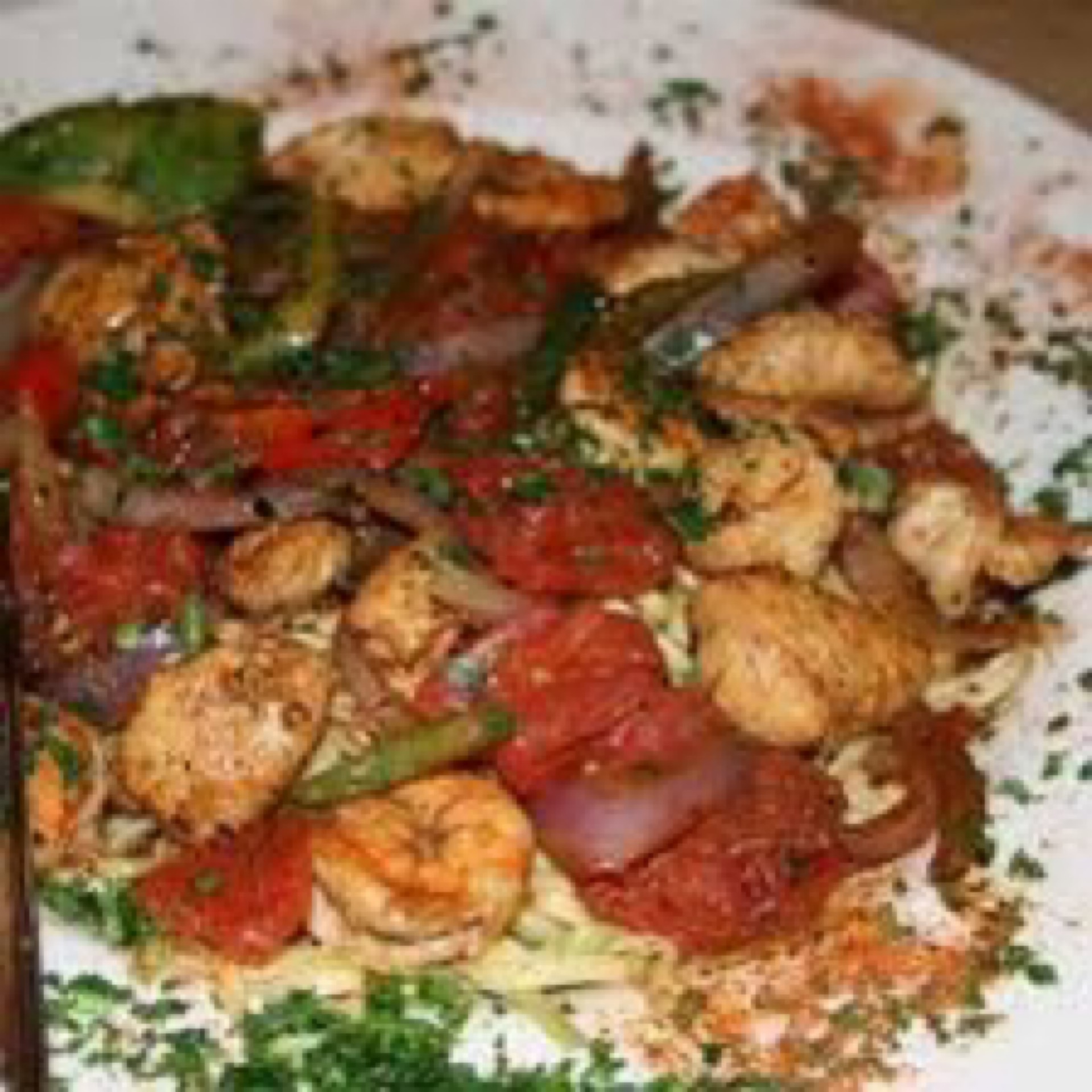 Jambalaya Cajun Chicken Alfredo.