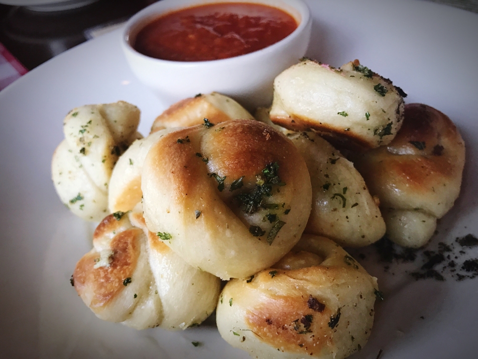 Half Garlic Knots.