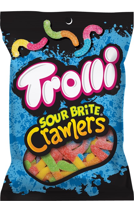 Trolli Sour Brite Gummy Worms.
