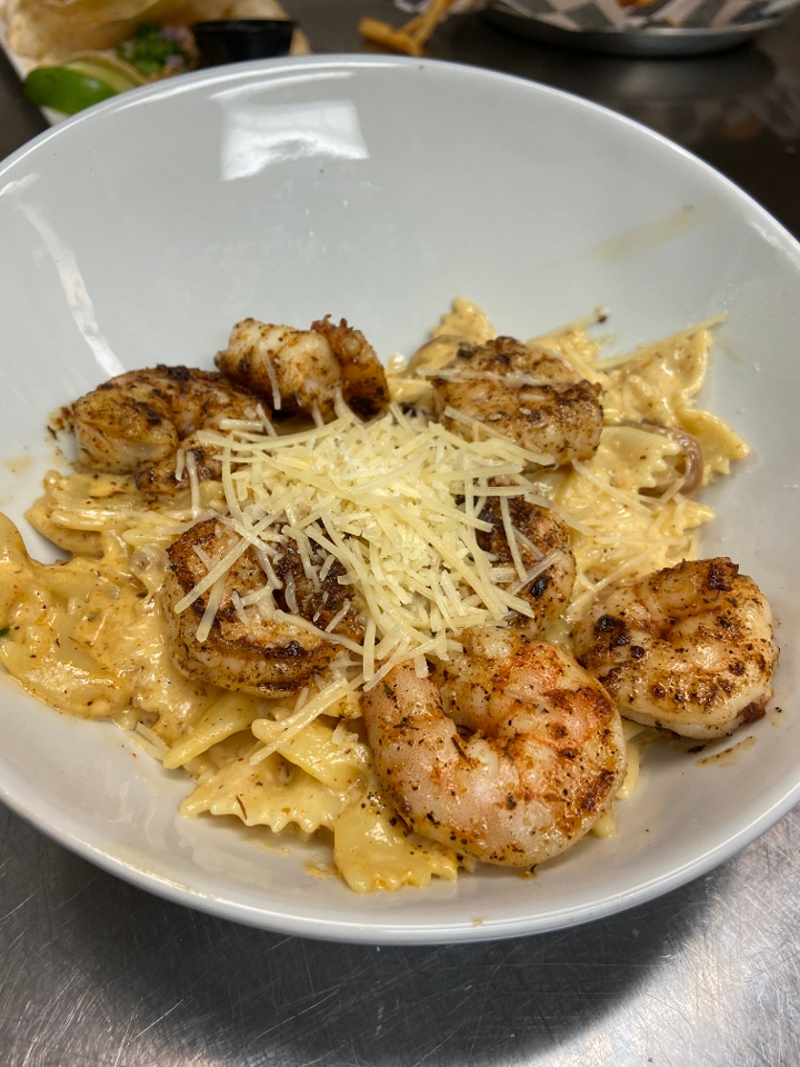 Cajun Shrimp Alfredo.