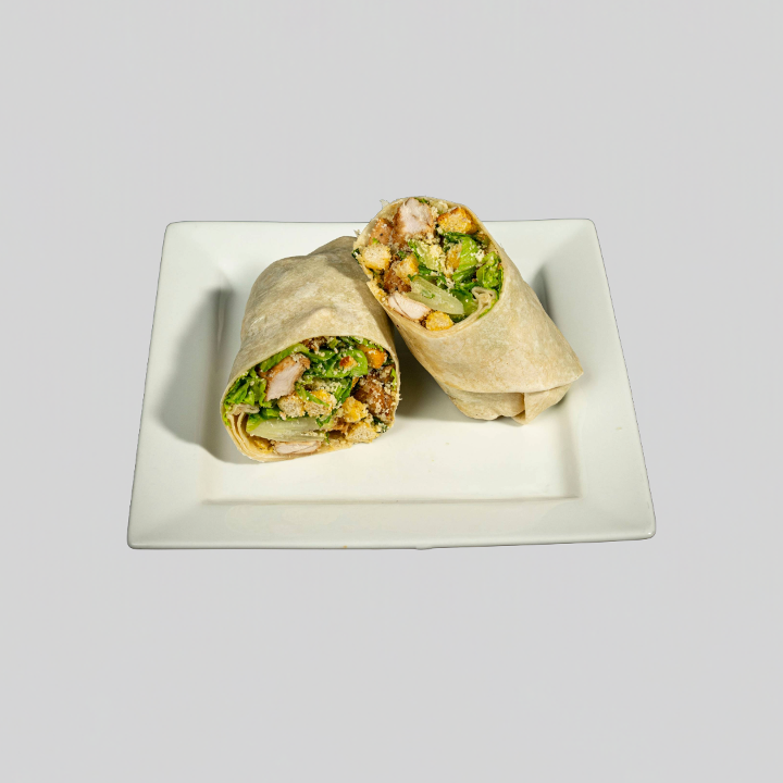 CHICKEN CAESAR WRAP.