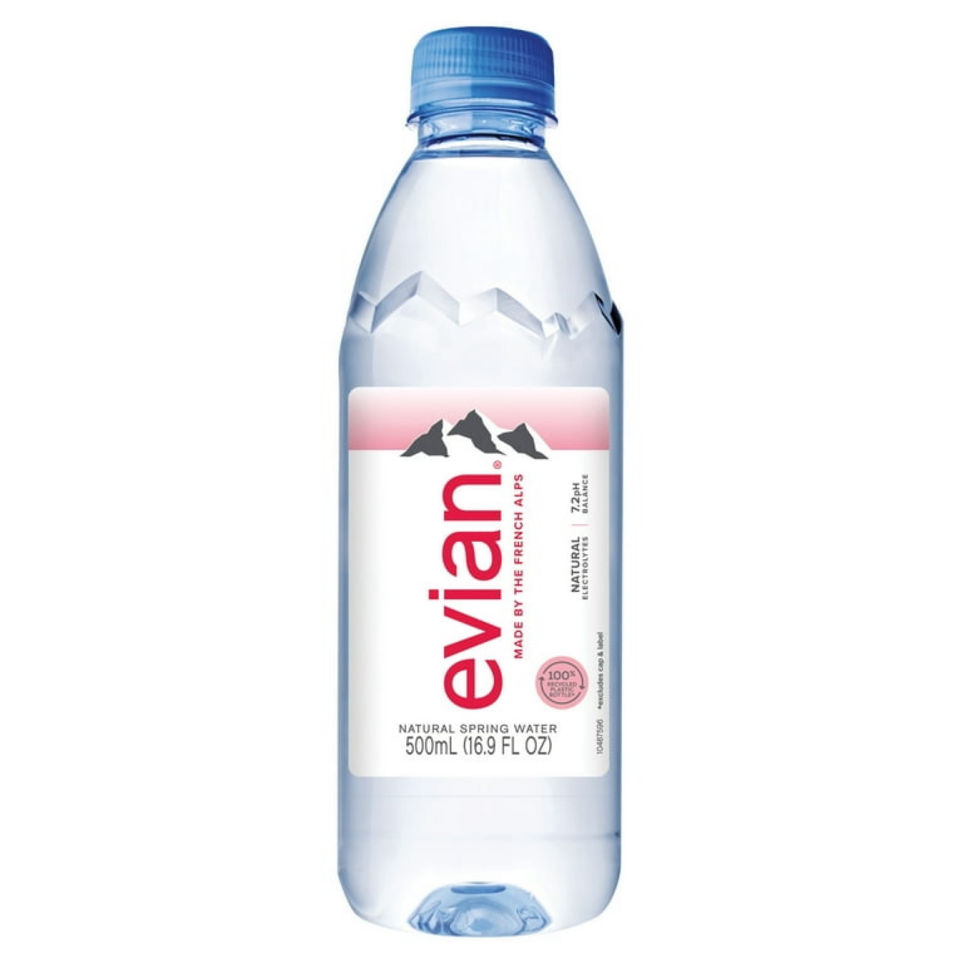 Evian water 16 oz..