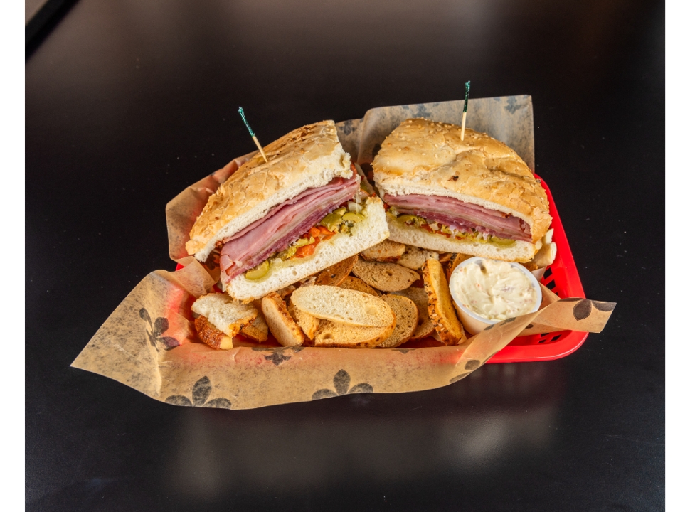 Half Muffuletta.