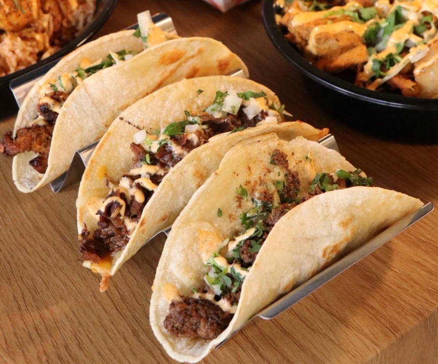 3 Corn Tortilla Taco.