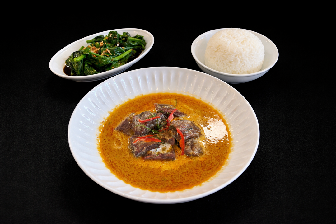 Braised Beef Brisket Panang Curry.