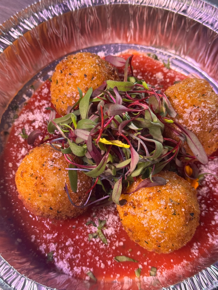Arancini Spinach and Ricotta.