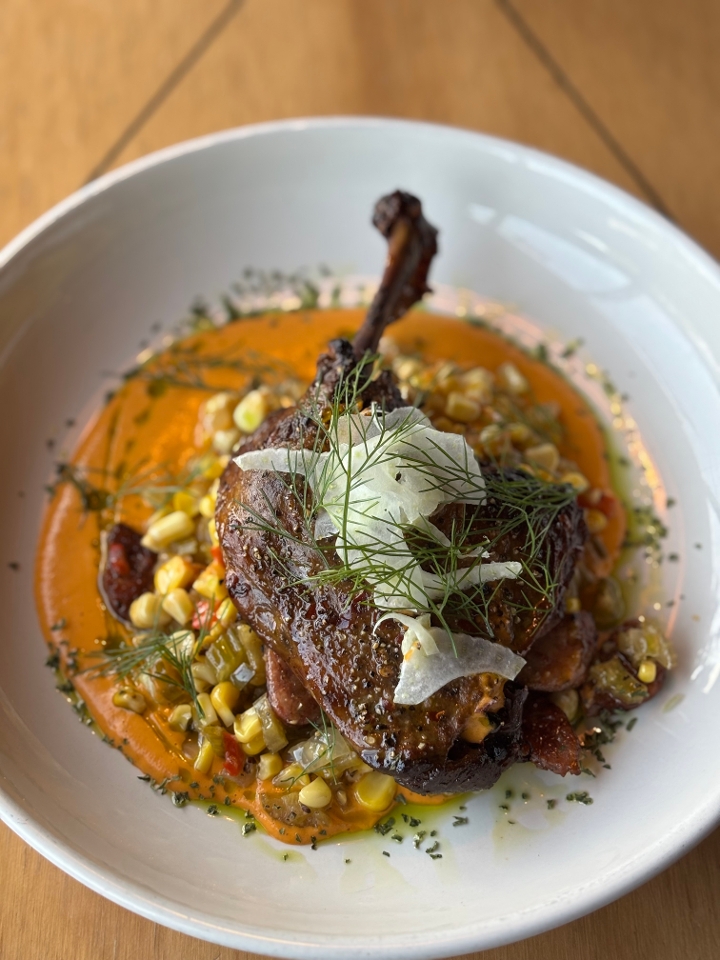 Citrus Duck Leg Confit.