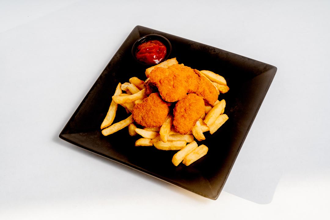 Chicken Nuggets & fries.