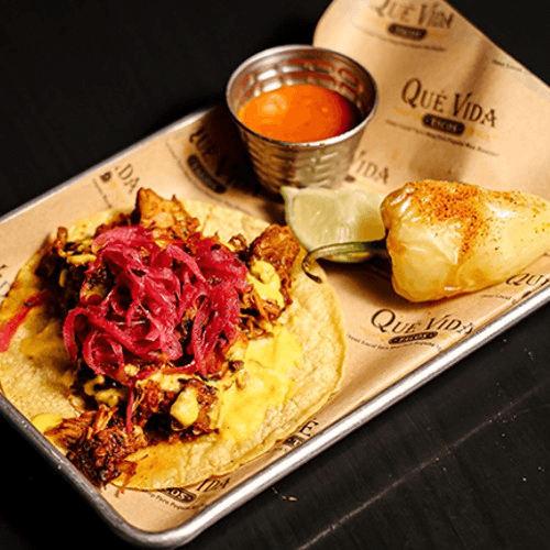 Cochinita Pibil Taco.