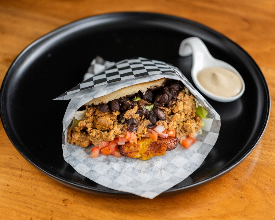 Arepa Vegan.