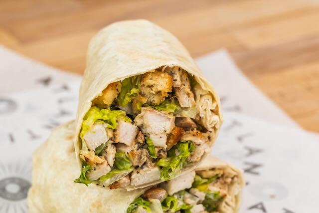 Chicken Caesar Wrap.