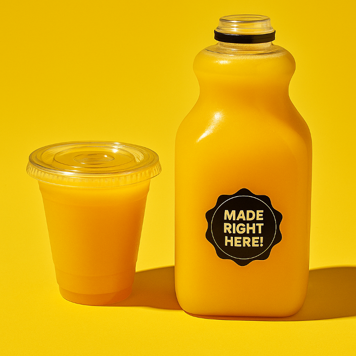 Large Fresh Squeezed OJ.
