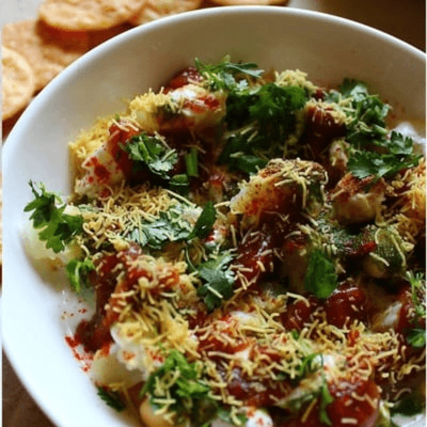 Papdi Chaat (Traditional Street Food).