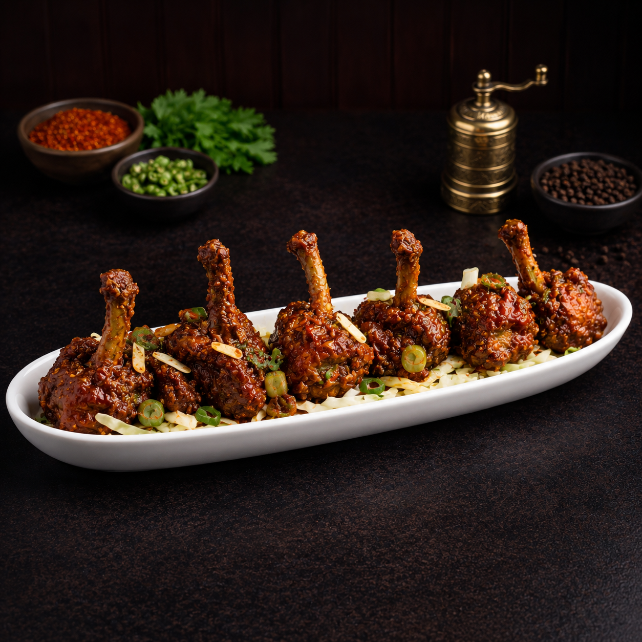 Chicken Lollipops (Sauce, 6 pcs).