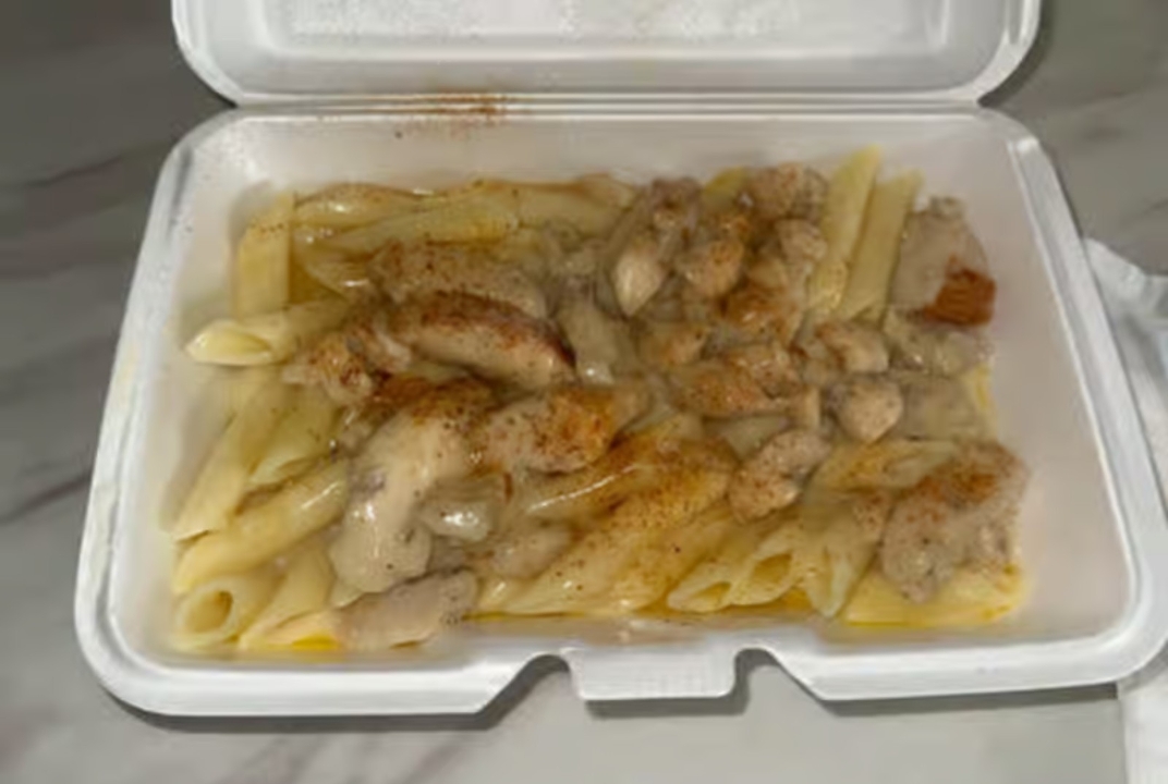 Chicken Alfredo.