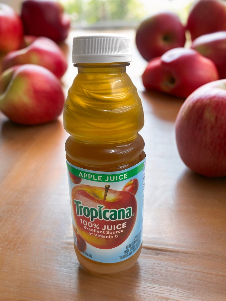 Tropicana 100% Apple Juice.