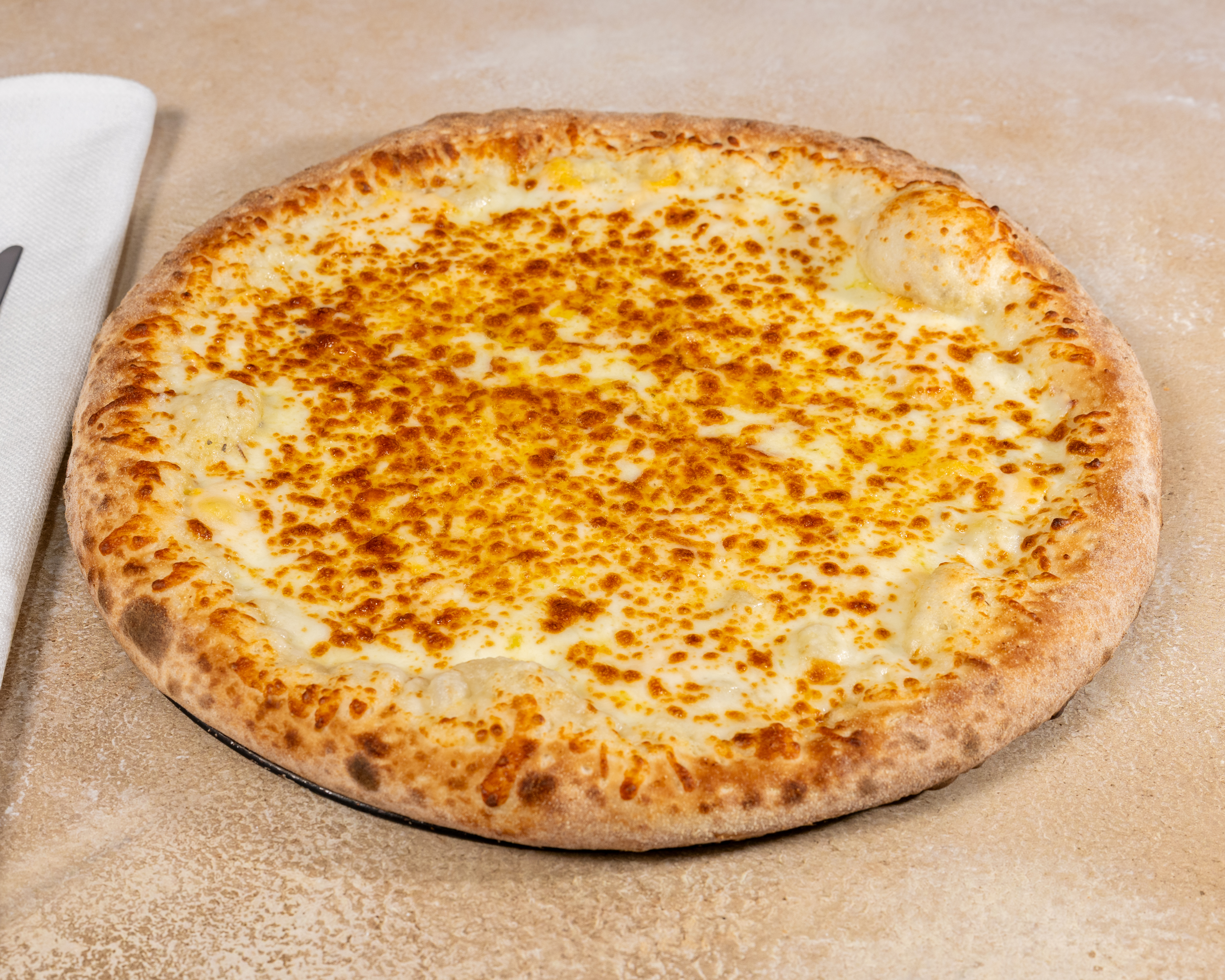 Classic White Pizza.