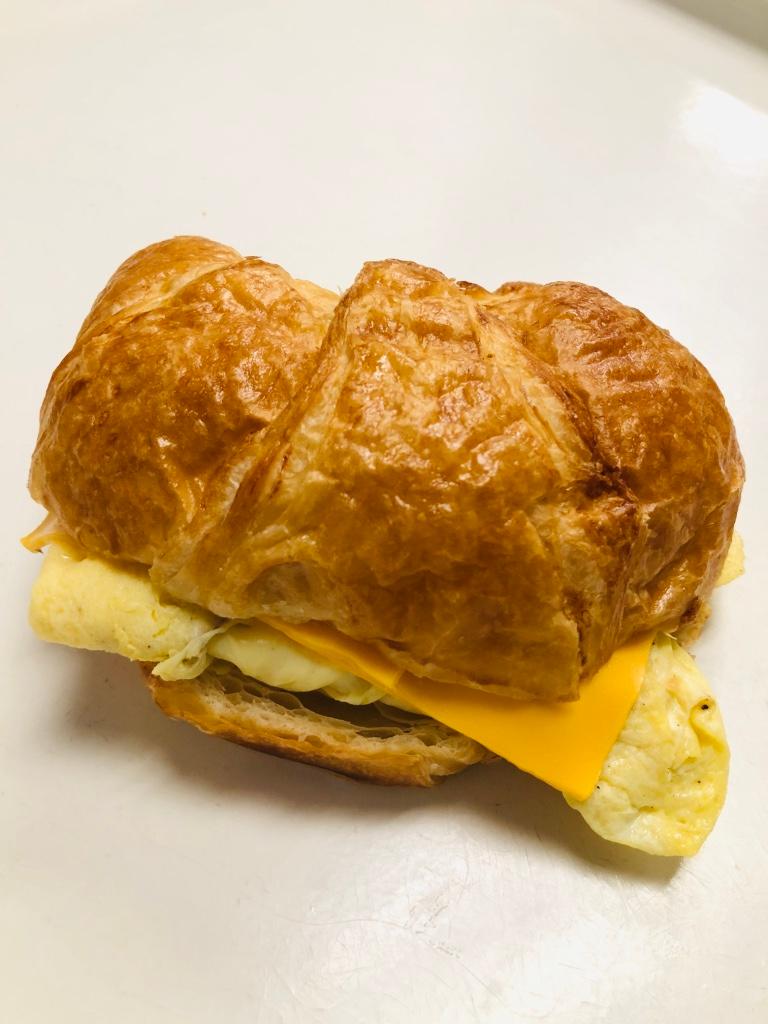Croissant SW: Egg & Cheese.