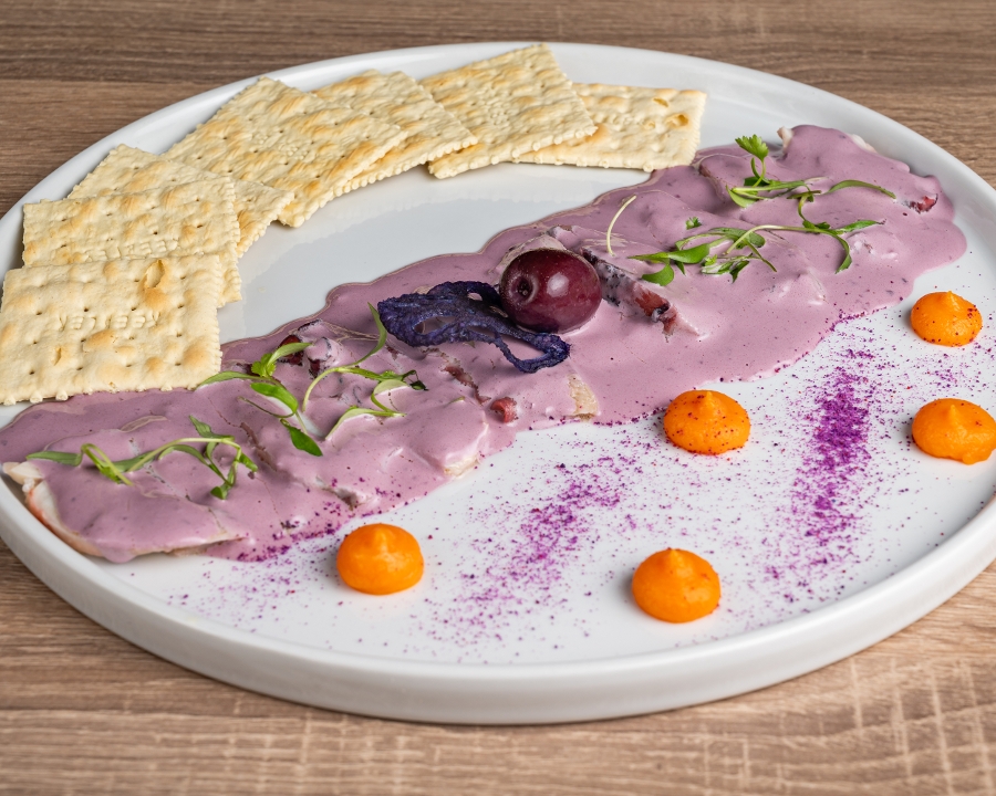 Ceviche Al Pulpo Olivo (catering).