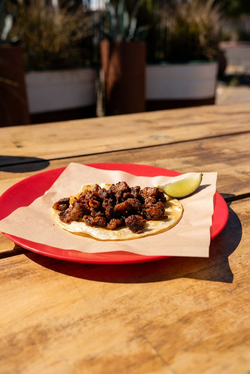 Chicharron Taco.