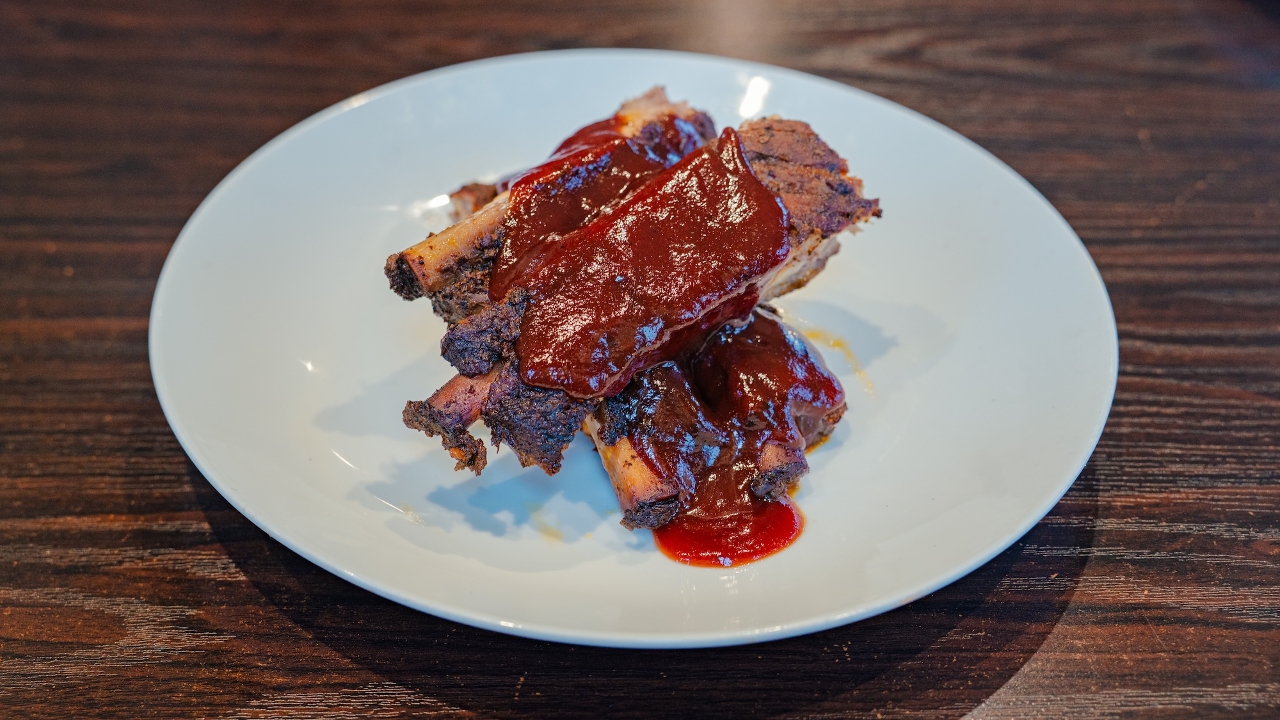 (3) BBQ PORK RIBS.