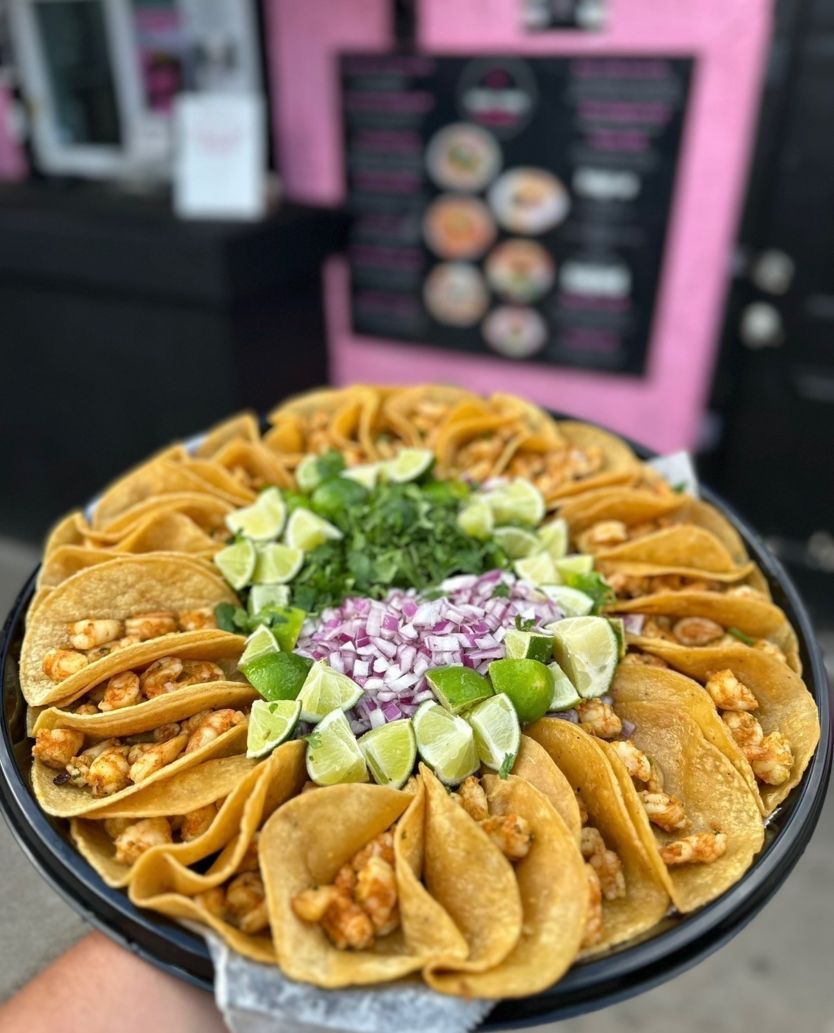 Soft Tacos Tray.