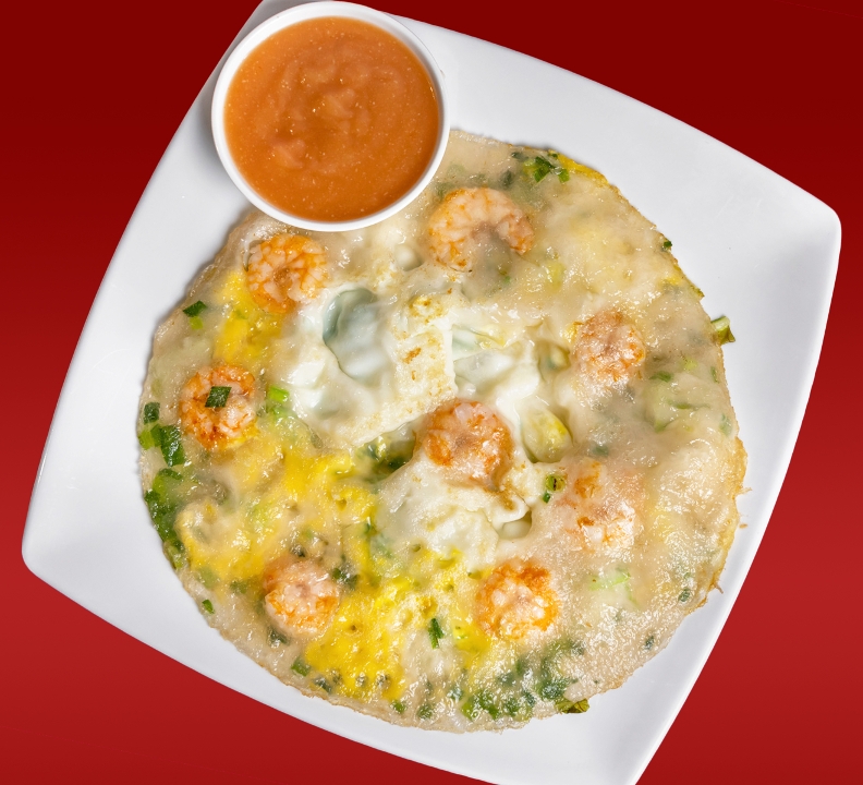 Shrimp Omelette 蝦仁煎.