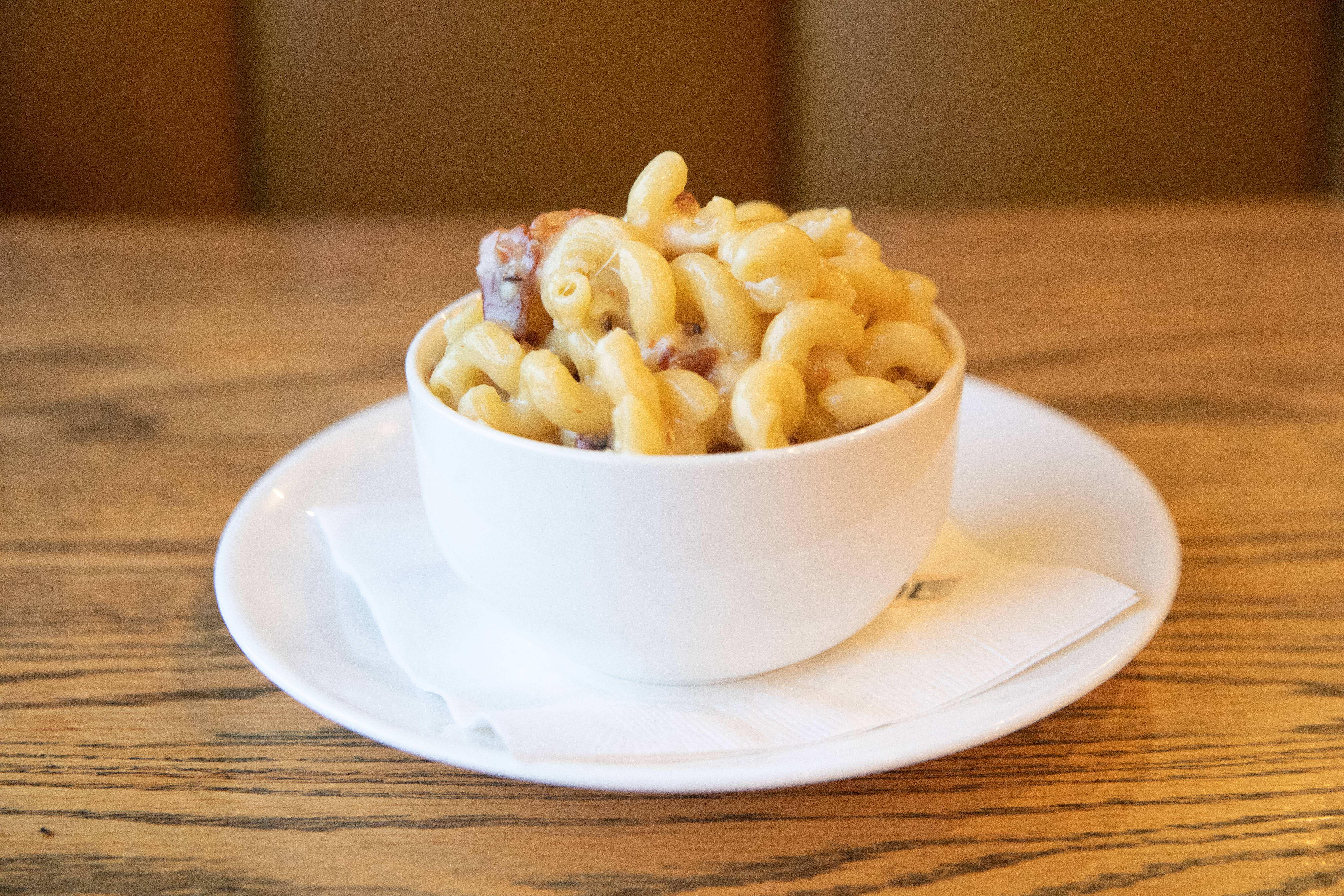 S-Bacon Mac and Cheese.