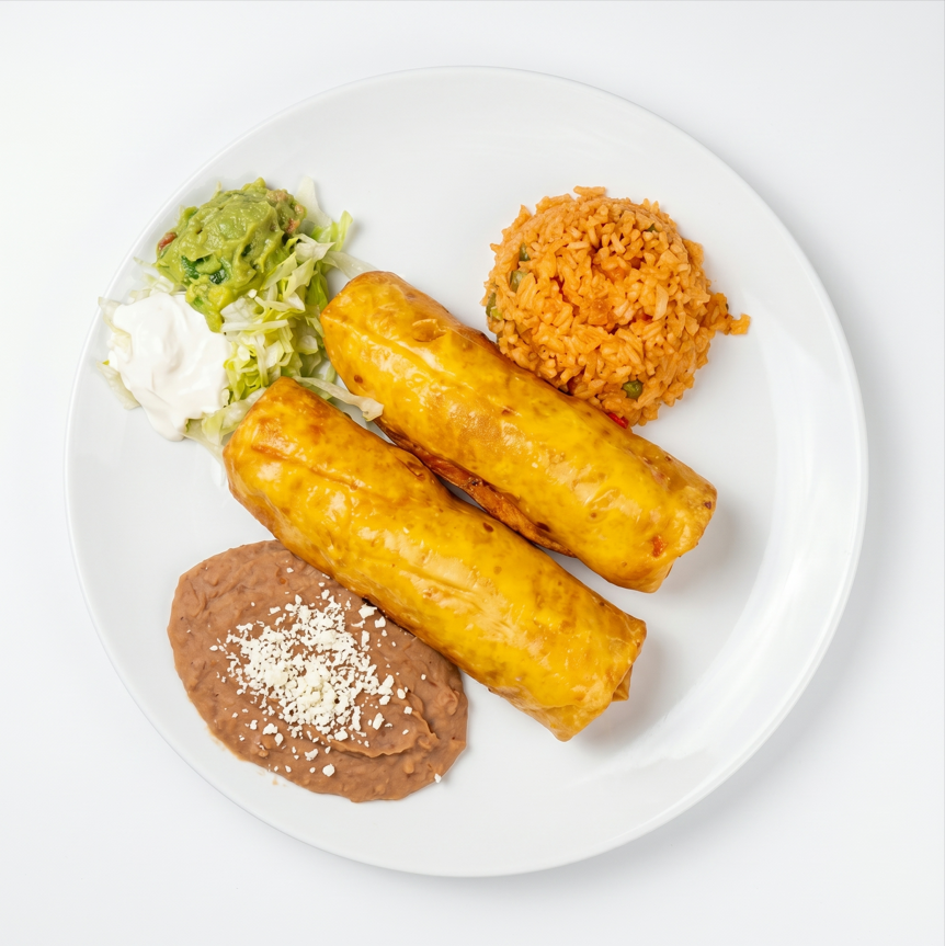 Chimichangas.