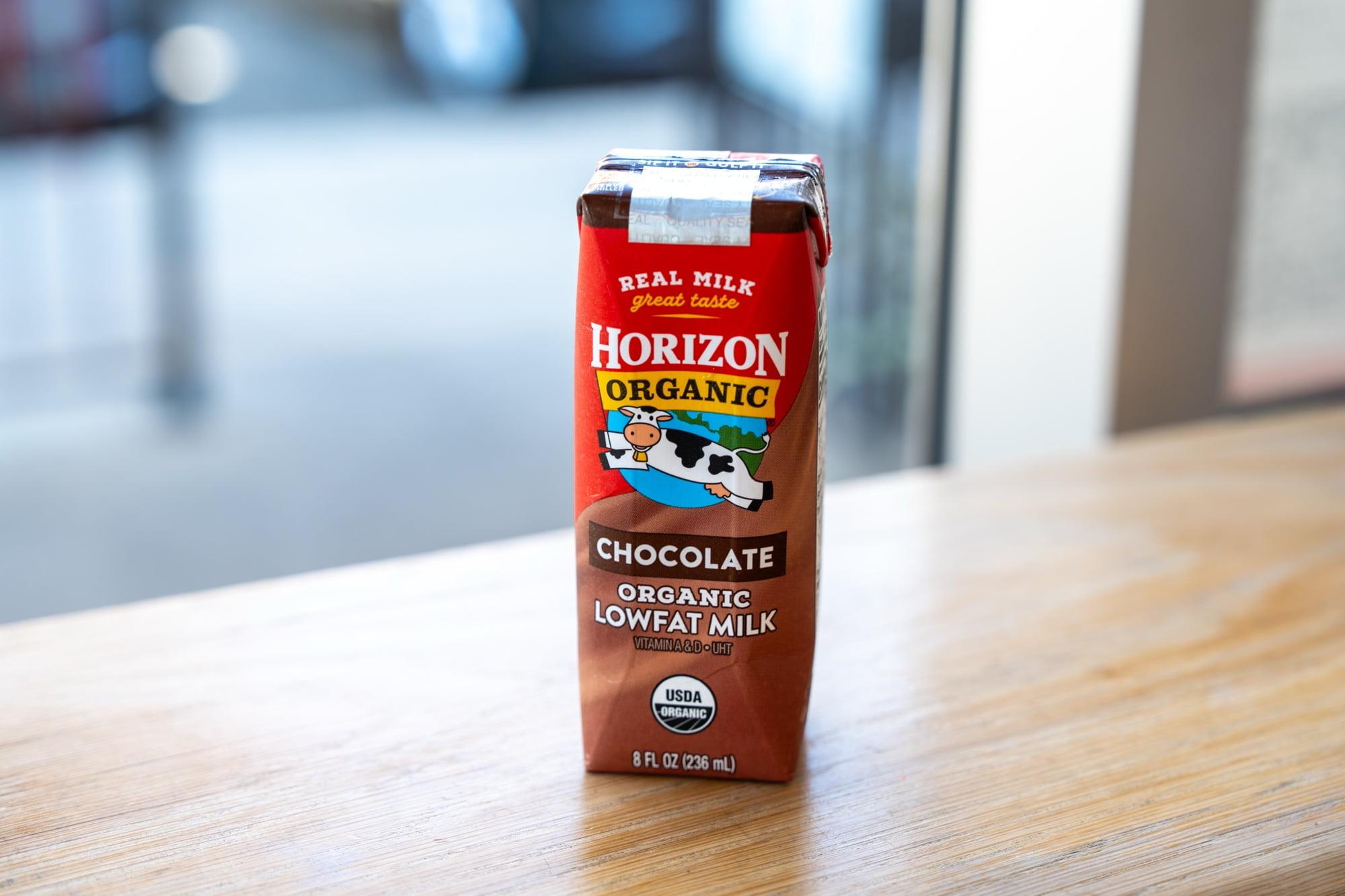 Organic Horizon Chocolate Milk.