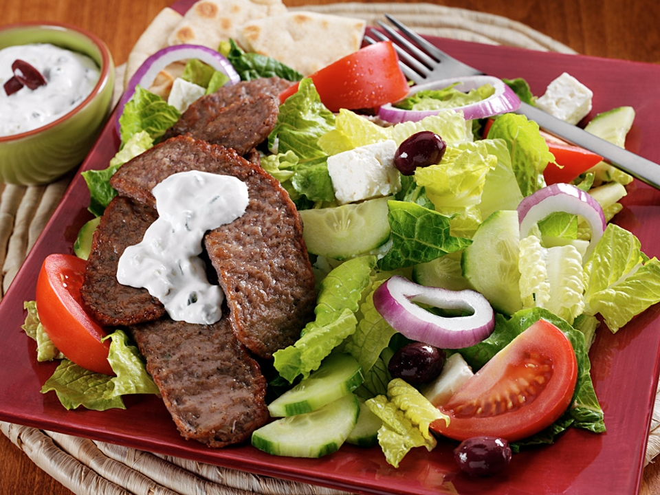 Greek Gyro Salad.