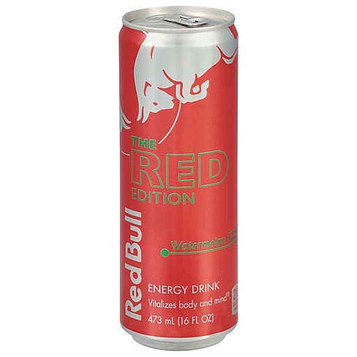 Watermelon Red Bull Can.