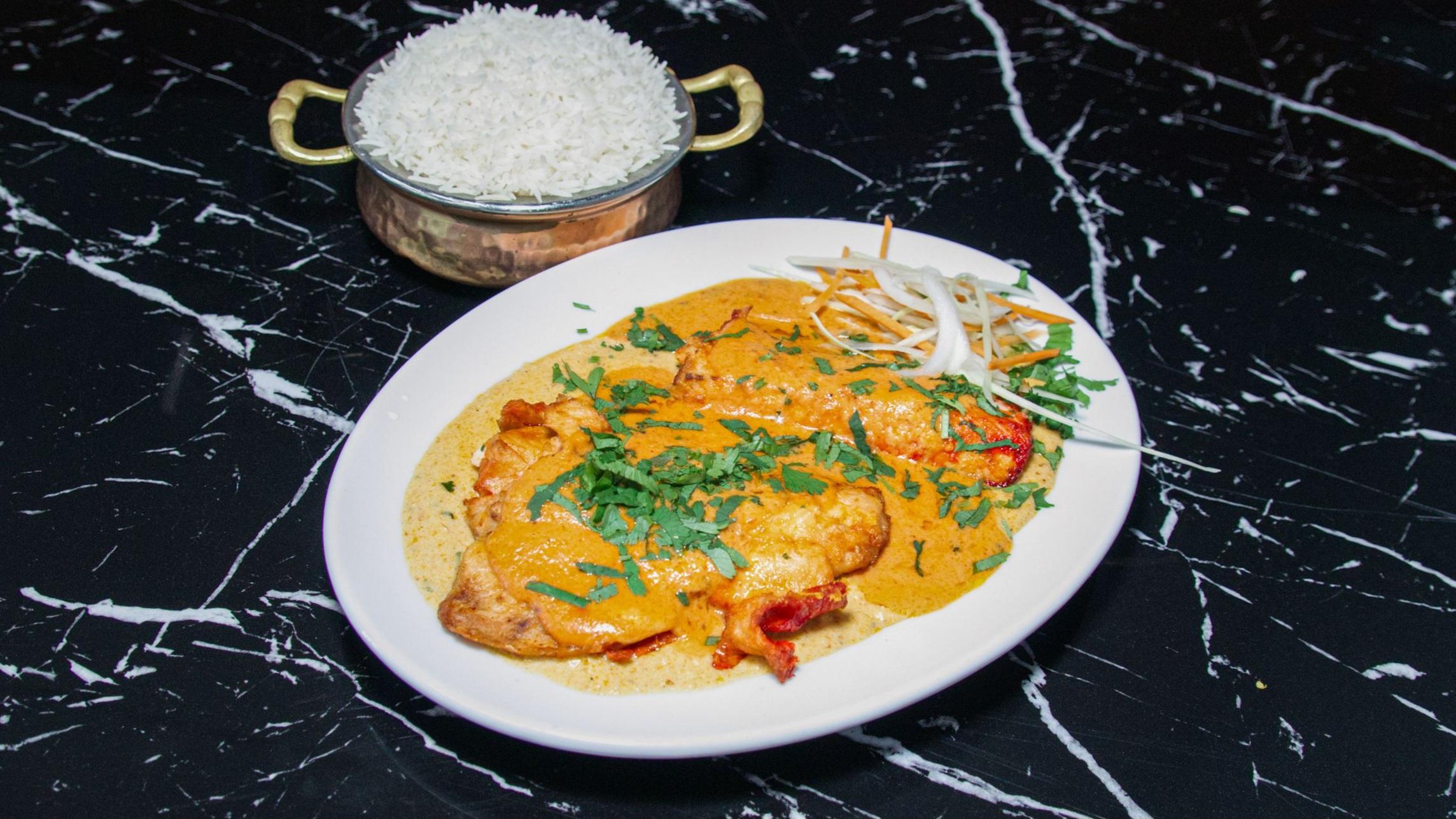 Signature Salmon Curry.