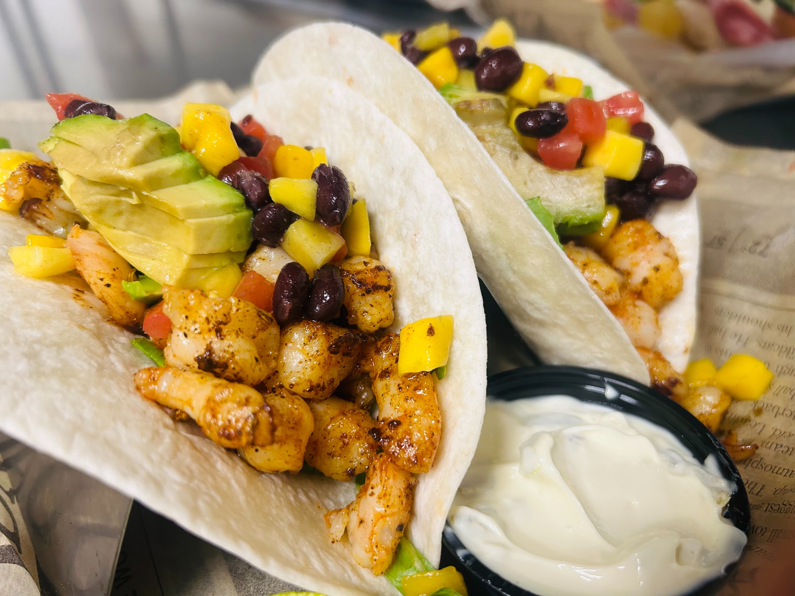 Default - Blackened Shrimp Tacos.