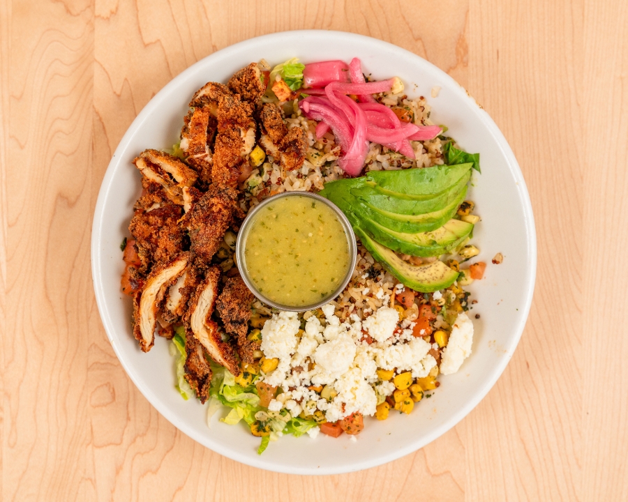 Chicken Burrito Bowl.