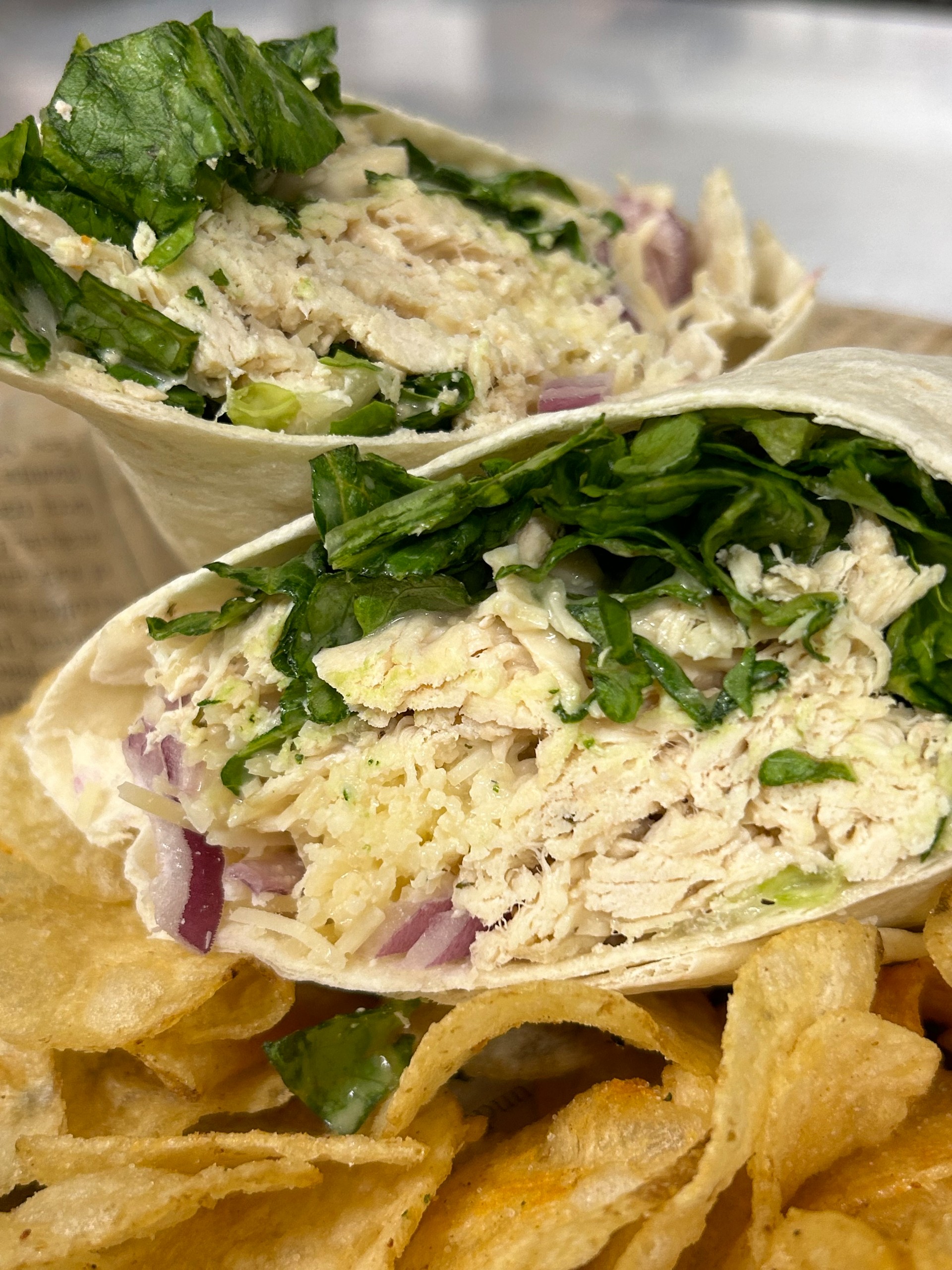 Chicken Caesar Wrap.