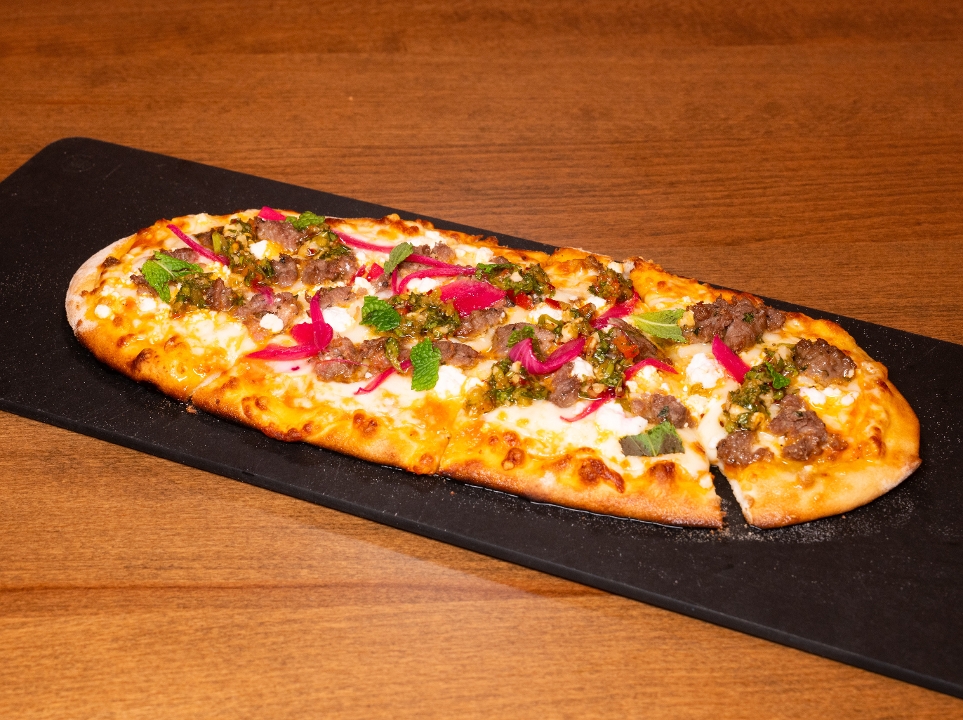 Lamb Flatbread.
