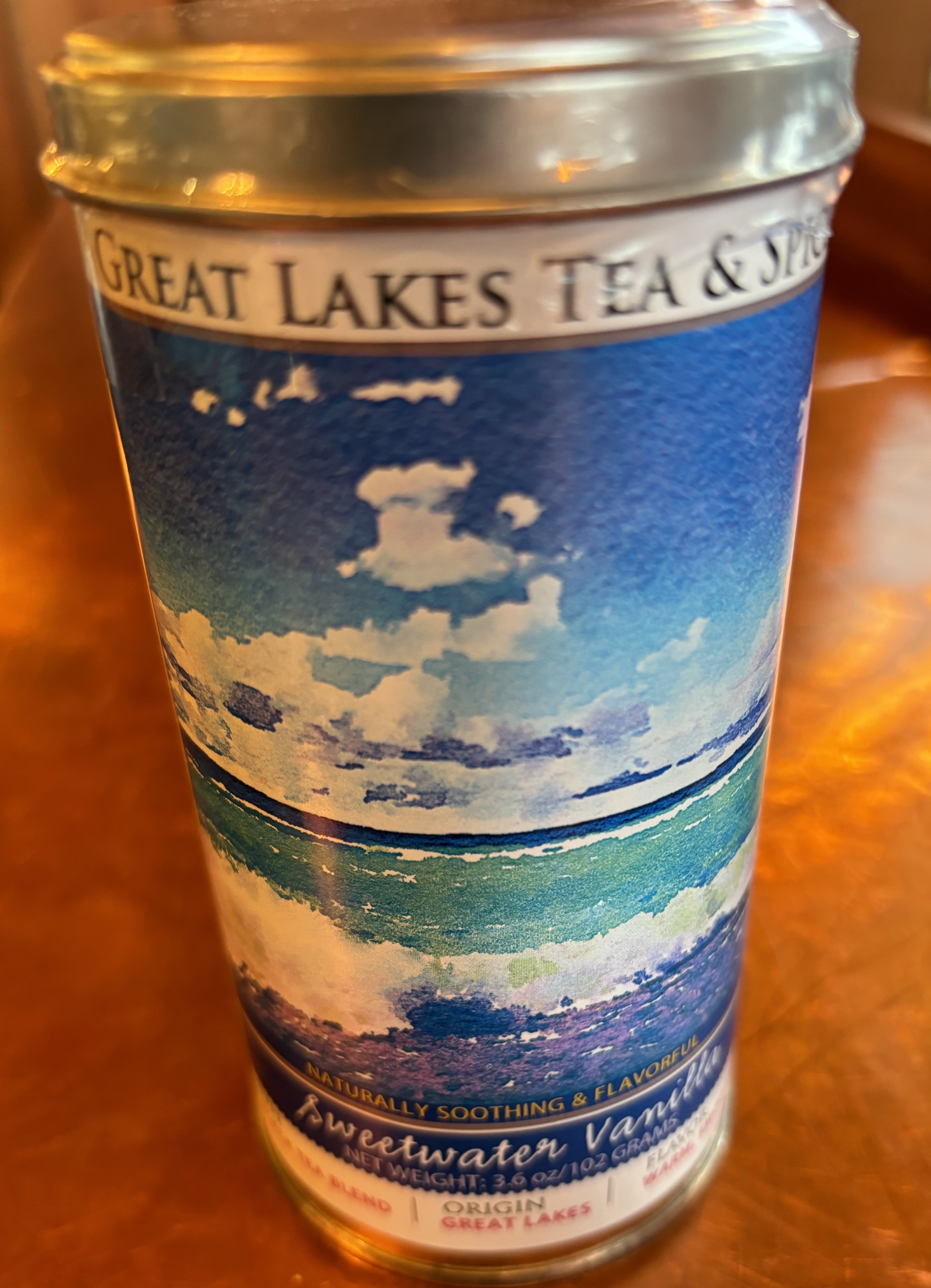 Great Lakes Tea Tin.