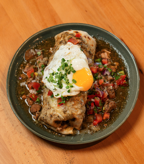 Chile Verde Burrito.
