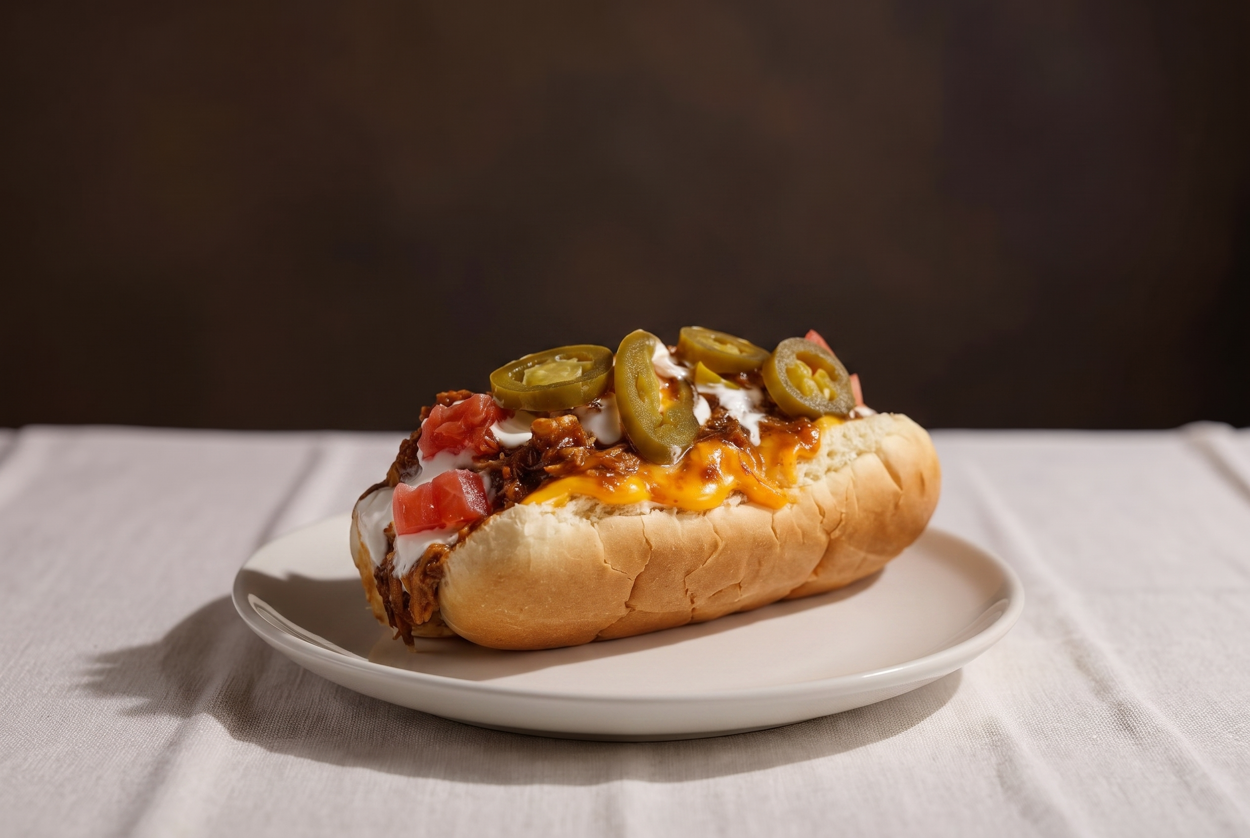 BBQ Pulled Pork Dog.