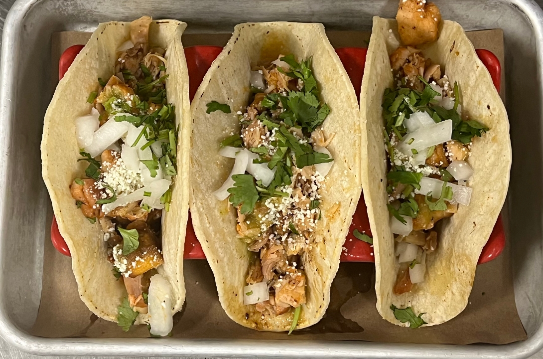Pollo Tinga Tacos.
