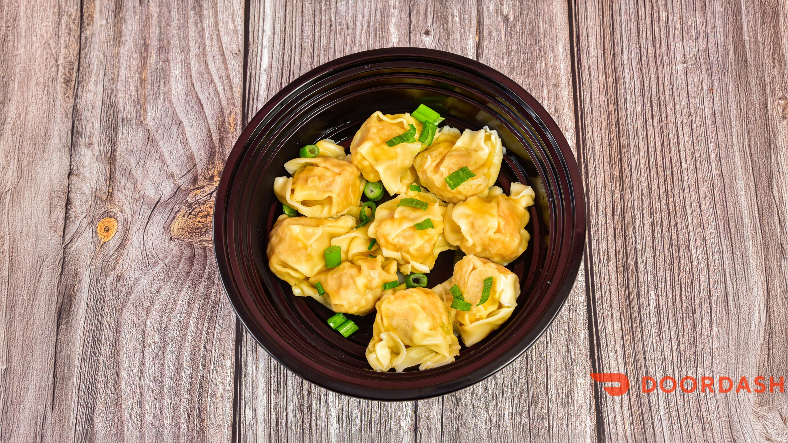 Pork & Shrimp Wontons in Chili Oil Soup (8).