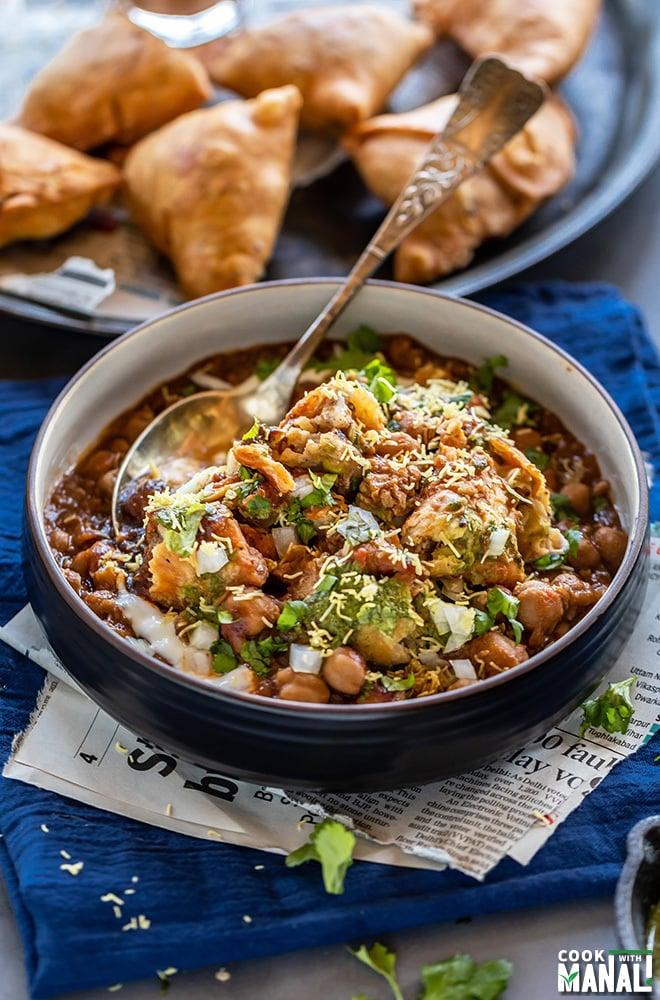 Samosa Chaat.